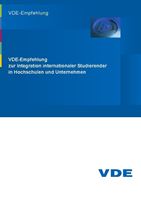 Picture of VDE-Empfehlung zur Integration internationaler Studierender in Hochschulen und Unternehmen (Print)