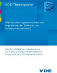 Picture of VDE-Thesenpapier "Was leisten Ingenieurinnen und Ingenieure der Elektro- und Informationstechnik?" (Download)
