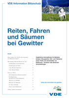 Picture of Reiten, Fahren und Säumen bei Gewitter (Broschüre, Download)