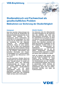 Picture of Maßnahmen zur Sicherung der Studierfähigkeit - Studienabbruch und Fachwechsel als gesellschaftliches Problem (Download)