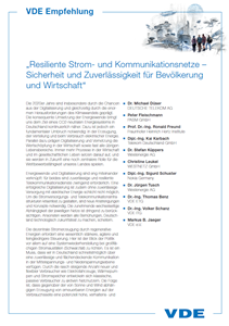 Picture of VDE Empfehlung: Resiliente Strom- und Kommunikationsnetze (Download)