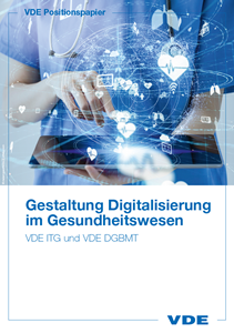 Picture of VDE Positionspapier Gestaltung Digitalisierung im Gesundheitswesen (Download)